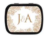 Thumbnail for Stencil Monogram Personalized Wedding Mint Tins