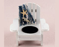 Thumbnail for White Deck Chair Candle Holders (Set of 4) - Alternate Image 3 | My Wedding Favors