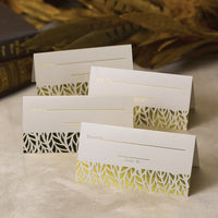 Thumbnail for Organic Leaves Place Cards (Set of 25) - Alternate Image 2 | My Wedding Favors