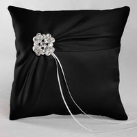 Thumbnail for Satin Garbo Ring Pillow (Multiple Colors Available) - Alternate Image 3 | My Wedding Favors