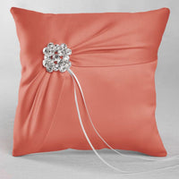 Thumbnail for Satin Garbo Ring Pillow (Multiple Colors Available) - Alternate Image 6 | My Wedding Favors