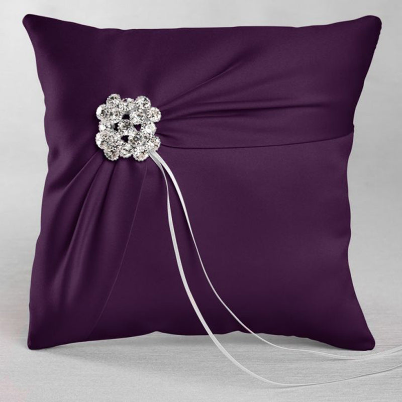 Satin Garbo Ring Pillow (Multiple Colors Available) - Alternate Image 7 | My Wedding Favors