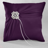 Thumbnail for Satin Garbo Ring Pillow (Multiple Colors Available) - Alternate Image 7 | My Wedding Favors
