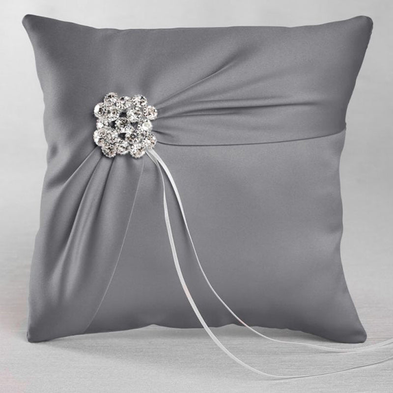 Satin Garbo Ring Pillow (Multiple Colors Available) - Main Image3 | My Wedding Favors