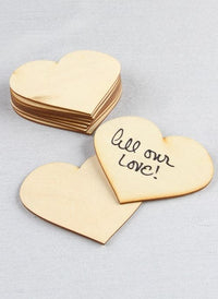 Thumbnail for Heart Wood Guest Cards (Set of 10) - Main Image | My Wedding Favors