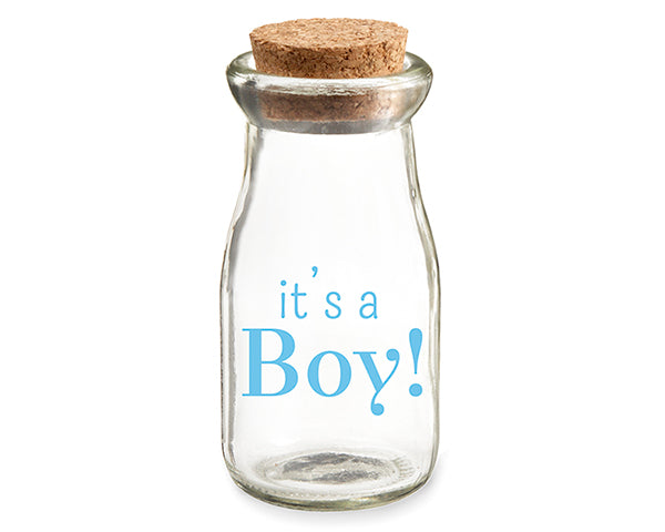 it's a Boy Vintage Milk Bottle Favor Jar (Set of 12) - Alternate Image 4 | My Wedding Favors