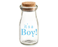 Thumbnail for it's a Boy Vintage Milk Bottle Favor Jar (Set of 12) - Alternate Image 4 | My Wedding Favors