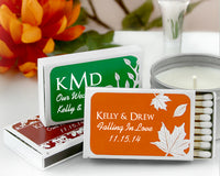 Thumbnail for Personalized Silhouette Collection White Matchboxes (Set of 50) - Alternate Image 3 | My Wedding Favors