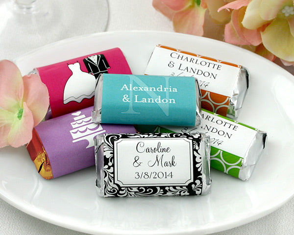 Personalized Hershey's Miniatures (Many Designs Available) - Main Image | My Wedding Favors