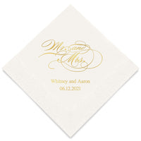 Thumbnail for Printed Luncheon & Beverage Napkins (Set of 50) - Main Image | My Wedding Favors