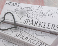 Thumbnail for Have A Heart Wedding Sparklers (Set of 6) - Main Image | My Wedding Favors