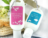Thumbnail for Personalized Sunscreen with Carabiner - Many Designs Available - Main Image | My Wedding Favors