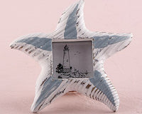 Thumbnail for Nature's Bounty Wooden Starfish Frame/Place Card Holder - Alternate Image 4 | My Wedding Favors