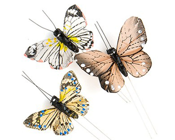 Beautiful Butterfly Decorative Set (Multiple Colors Available)