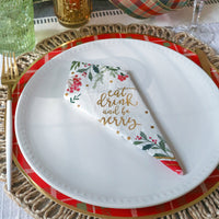 Christmas Tableware Set - 7” Plate (set of 16), 9” Plate (set of 16), and Napkin (set of 30) | My Wedding Favors | Alternate Image 8
