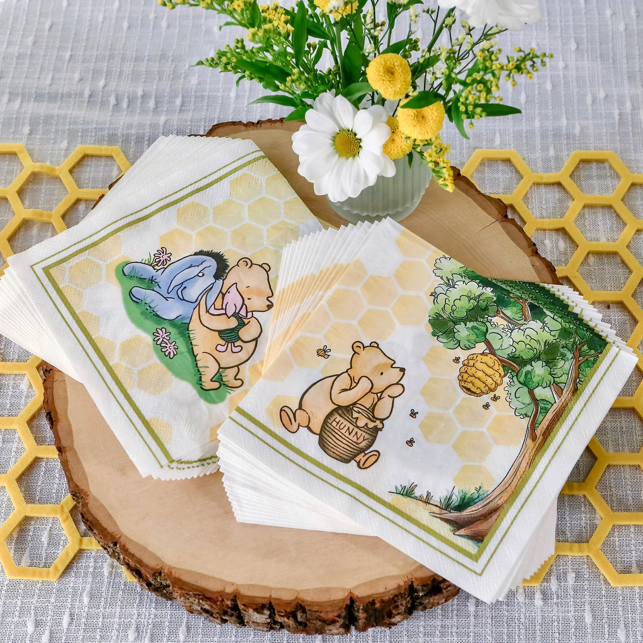Honey Bear 78 Piece Party Tableware Set - (16 Guests) Alternate Image 3 MWF | Tableware