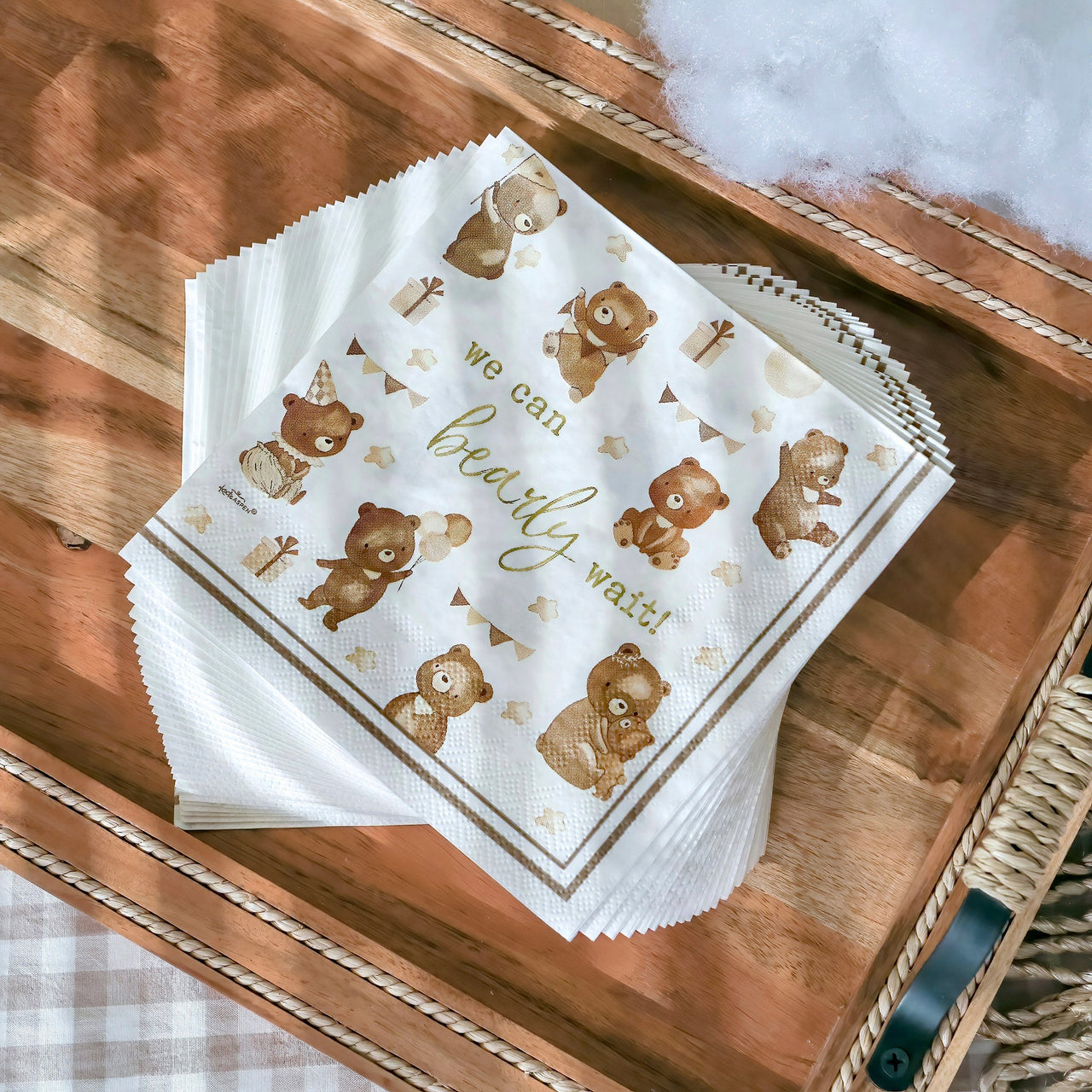 62 pcs We Can Bearly Wait Tableware Set Alternate Image 7 MWF | Tableware