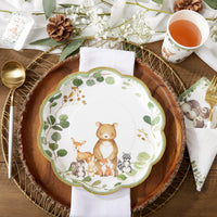 Woodland Baby 78 Piece Party Tableware Set - (16 Guests) Alternate Image 2 MWF | Tableware