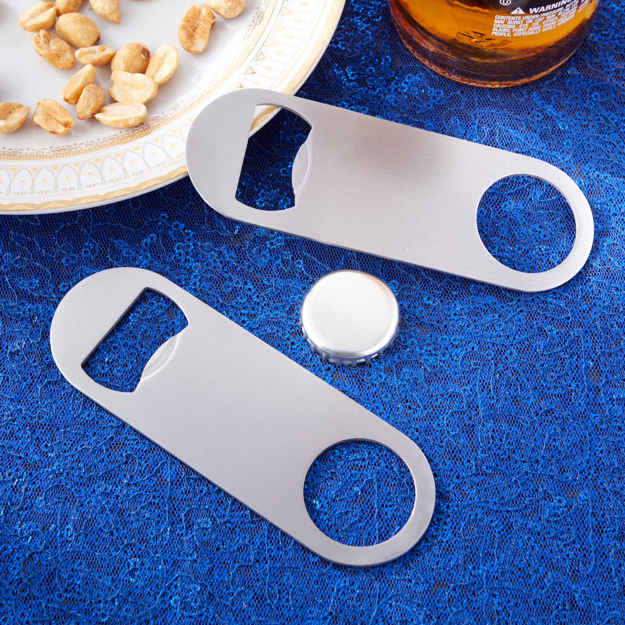 DIY Silver Oblong Bottle Opener