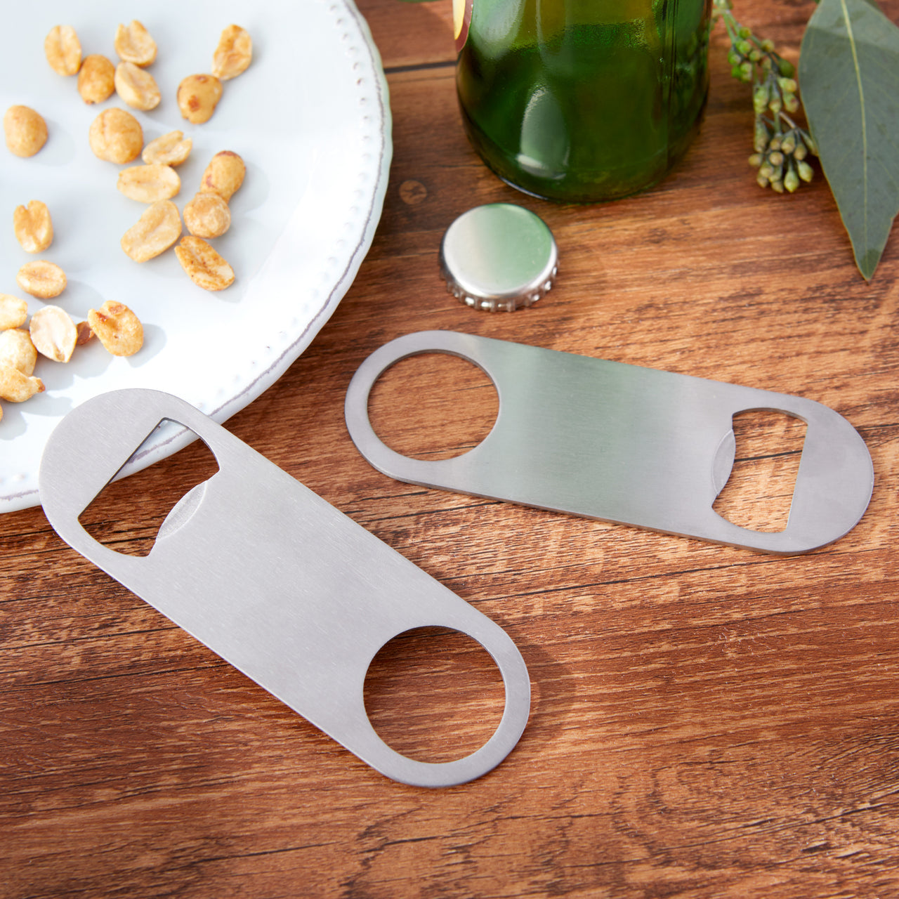 DIY Silver Oblong Bottle Opener