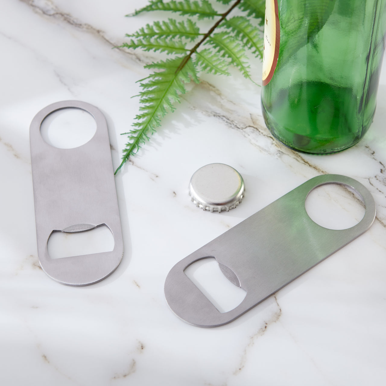 DIY Silver Oblong Bottle Opener