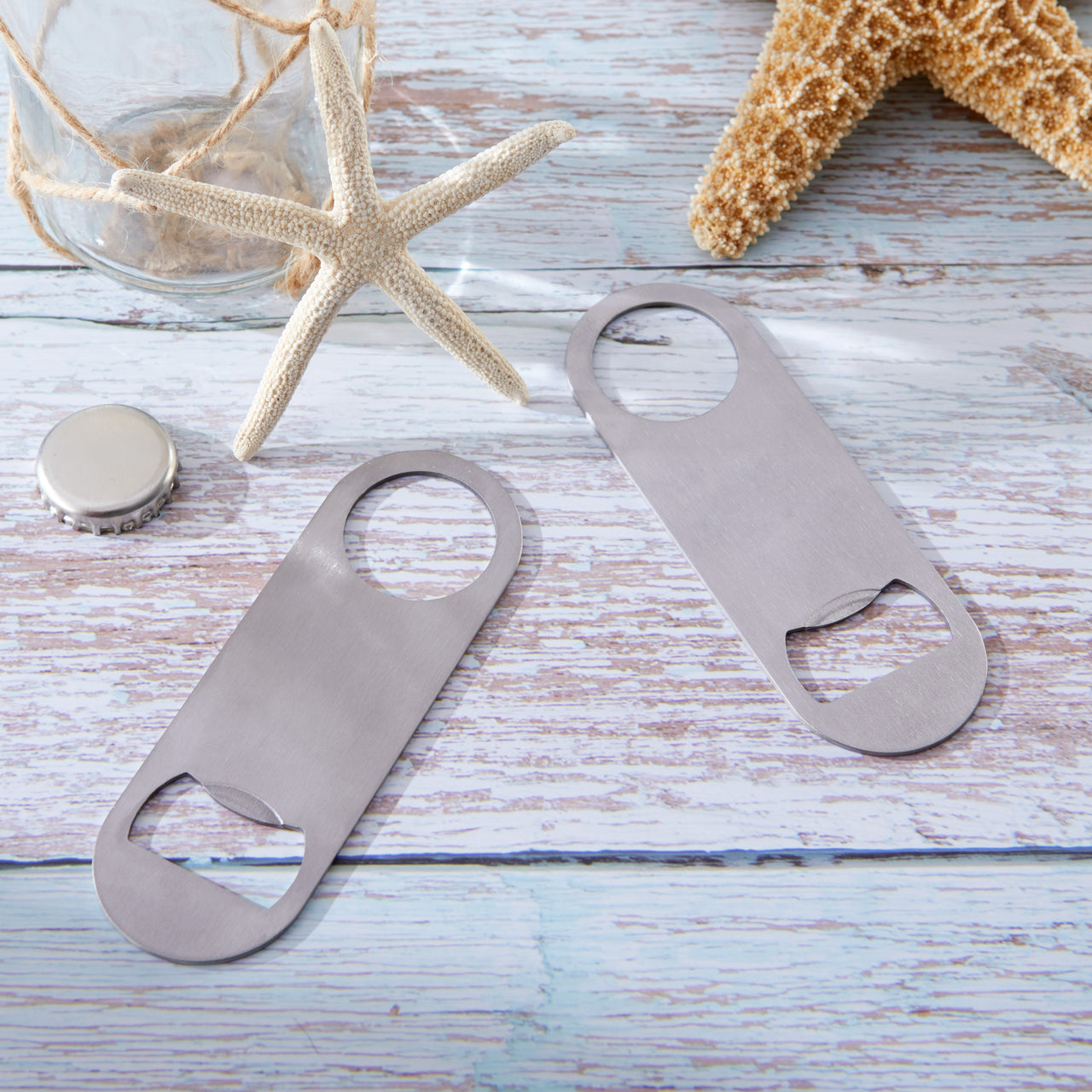 DIY Silver Oblong Bottle Opener