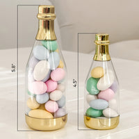 Thumbnail for Gold Metallic Champagne Bottle Favor Container - Medium (Set of 12)