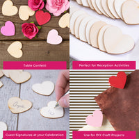 Thumbnail for Wooden Hearts for Guest Book Alternative (Set of 75)