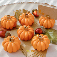 Orange Pumpkin Place Card Holder (Set of 6) | My Wedding Favors | Main Image