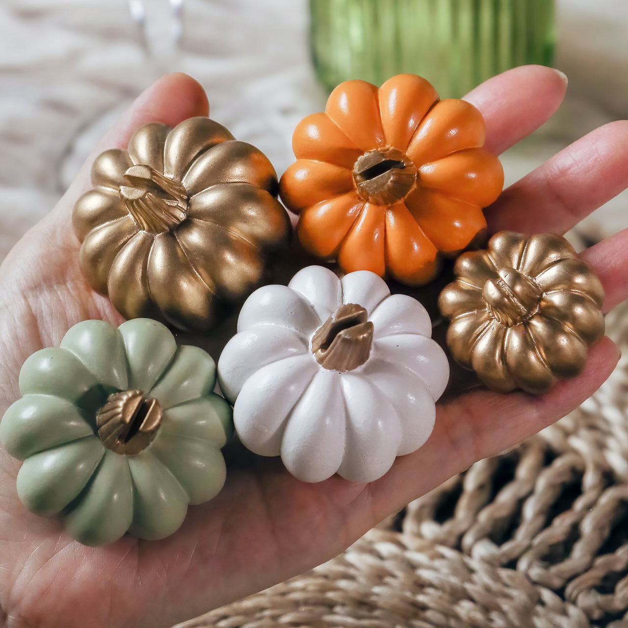 Orange Pumpkin Place Card Holder (Set of 6) | My Wedding Favors | Alt Image 4