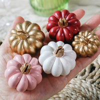 Burgundy & Blush Pink Pumpkin Place Card Holder (Set of 6) | My Wedding Favors | Alt Image 4