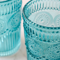 Thumbnail for 13 oz. Vintage Textured Aqua Drinkware (Set of 6)