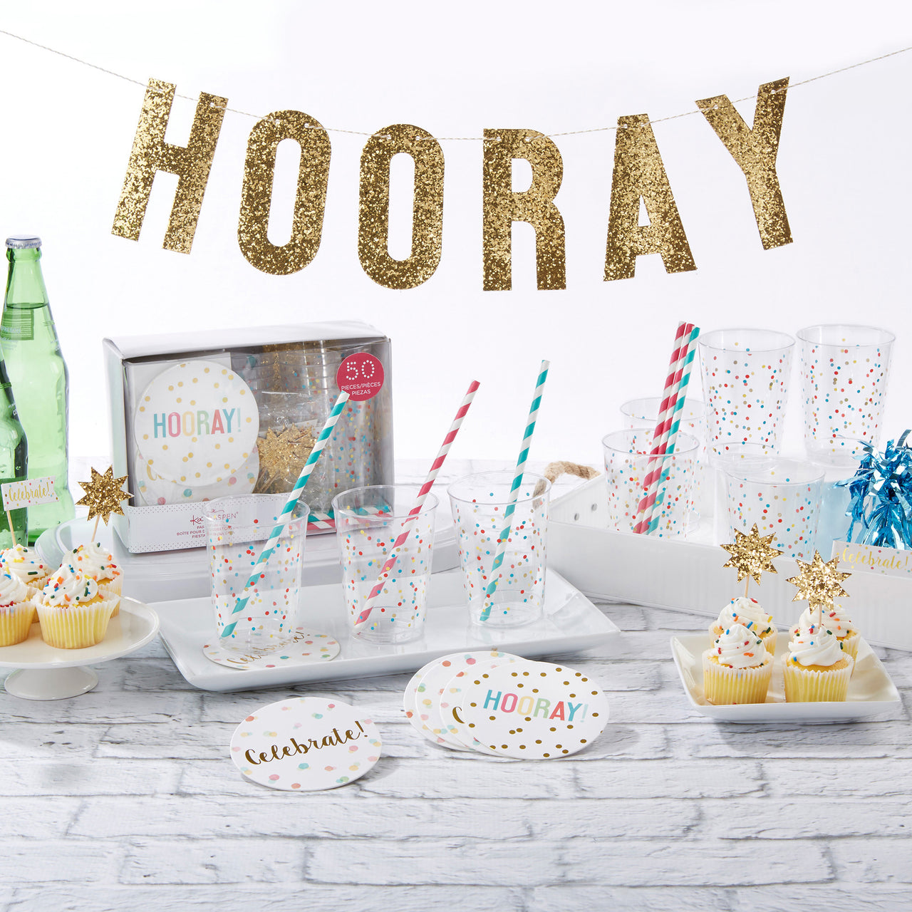 Hooray 50 Piece Party in a Box