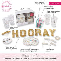 Thumbnail for Hooray 50 Piece Party in a Box
