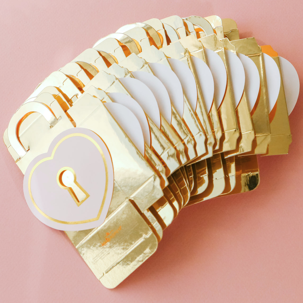 Love Lock Favor Box (Set of 12)