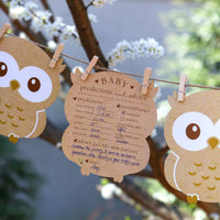 Woodland Baby Shower Advice Card Set Alternate Image 2 MWF | Games and Advice Cards