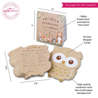 Woodland Baby Shower Advice Card Set Alternate Image 6 MWF | Games and Advice Cards