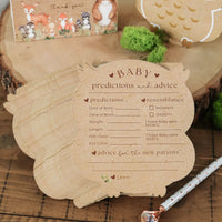 Woodland Baby Shower Advice Card Set Alternate Image 7 MWF | Games and Advice Cards