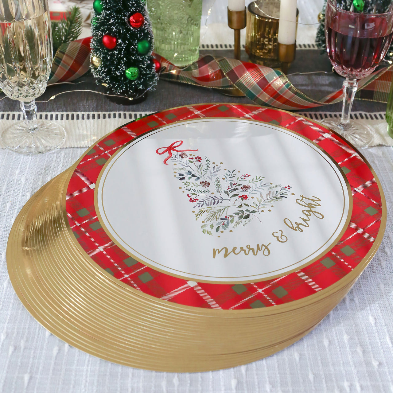 Christmas 13” Charger Plate Placemat | My Wedding Favors | Alternate Image 4