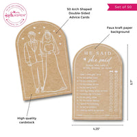 Wedding & Bridal Shower Activity - He Said She Said Game Alternate Image 6 MWF | Games and Advice Cards