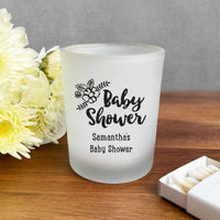 Thumbnail for Personalized Baby Shower Frosted Glass Votive