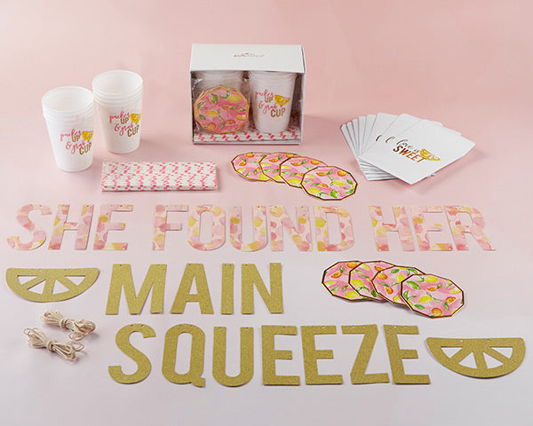 She Found Her Main Squeeze 49 piece Party Kit - Alternate Image 2 | My Wedding Favors