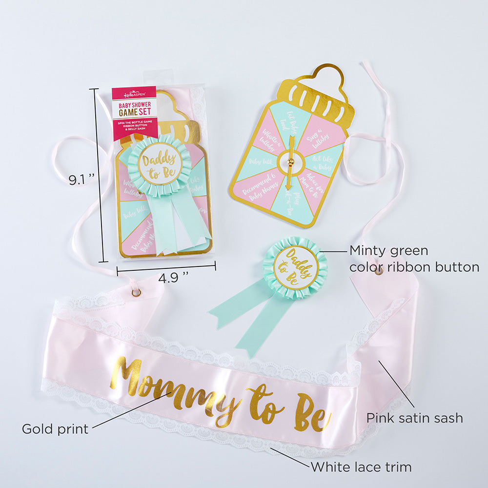 Baby Shower Belly Sash & Game Set - Alternate Image 2 | My Wedding Favors