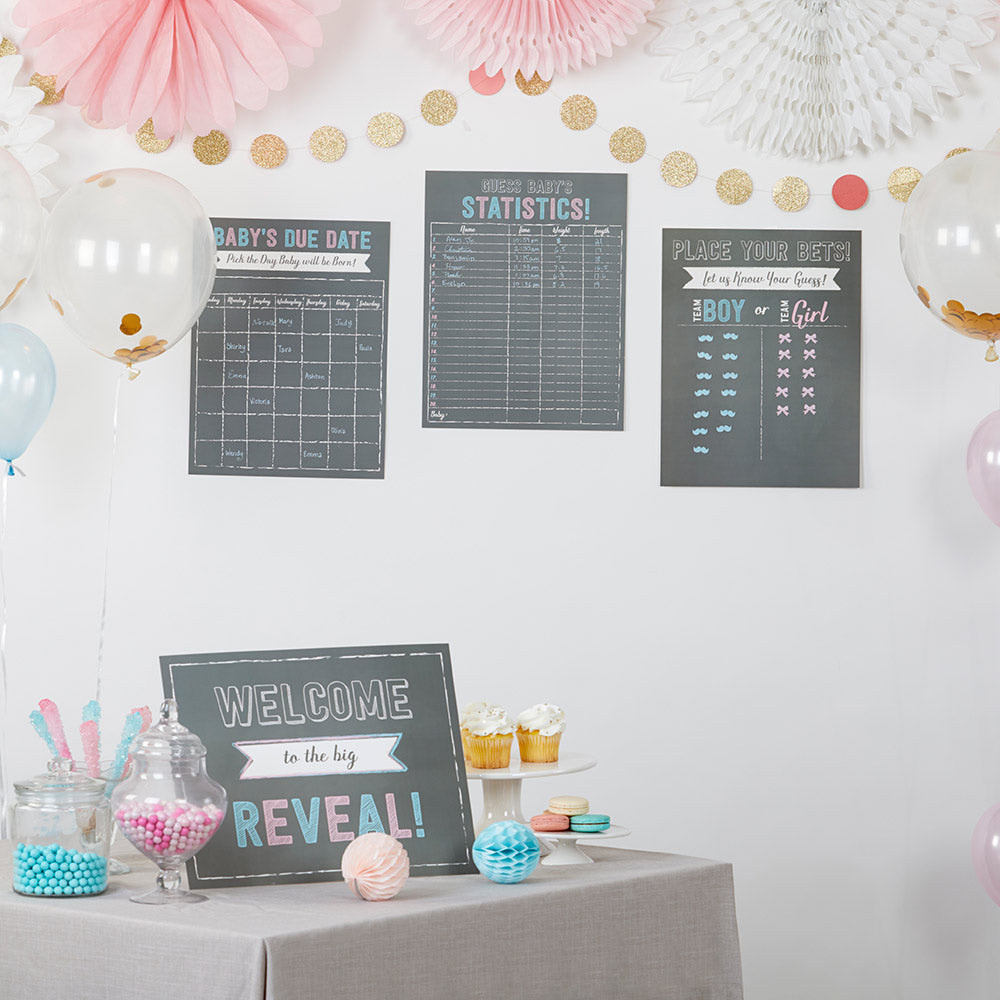 Gender Reveal Baby Shower Game Set - Alternate Image 3 | My Wedding Favors