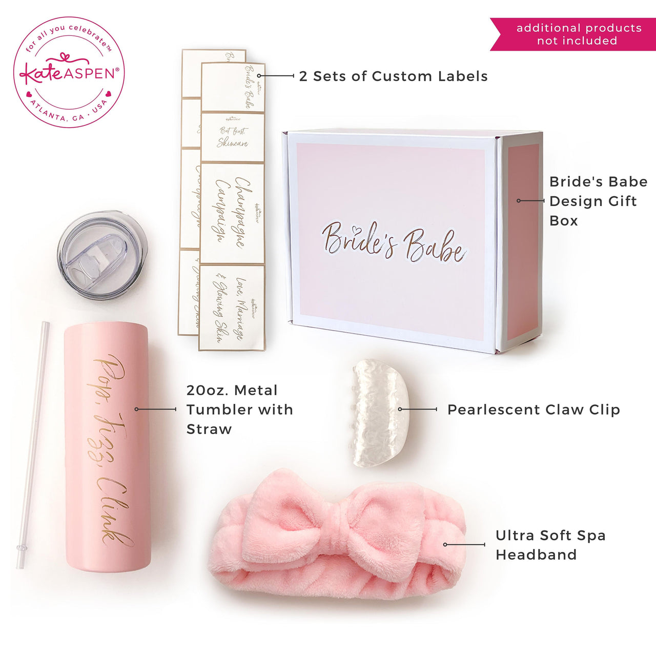 Bride's Babe Bridesmaid Gift Box Kit - Alternate Image 6 | My Wedding Favors