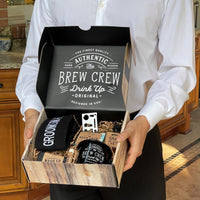 Thumbnail for Brew Crew Groomsman Gift Box Kit - Alternate Image 2 | My Wedding Favors