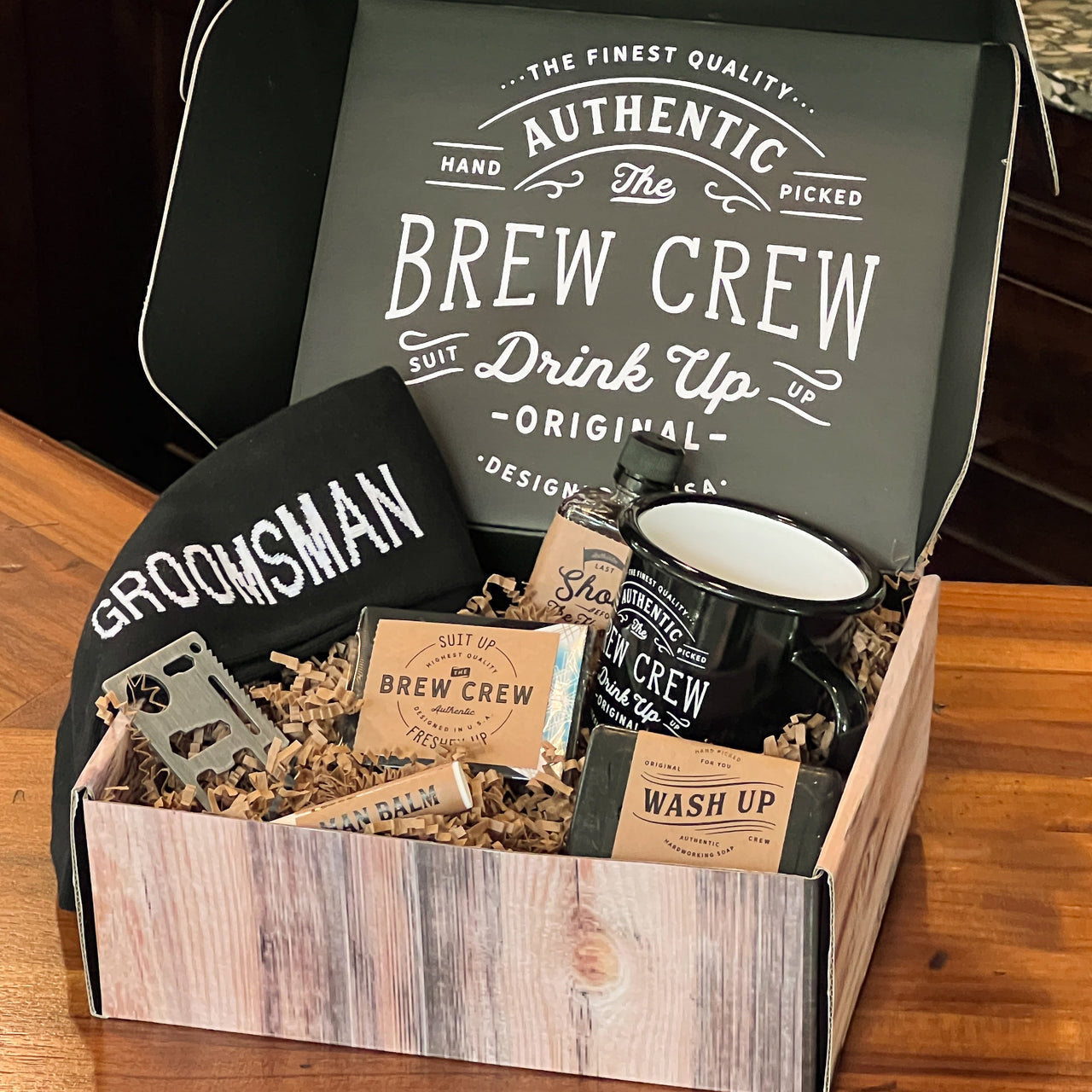 Brew Crew Groomsman Gift Box Kit - Alternate Image 7 | My Wedding Favors