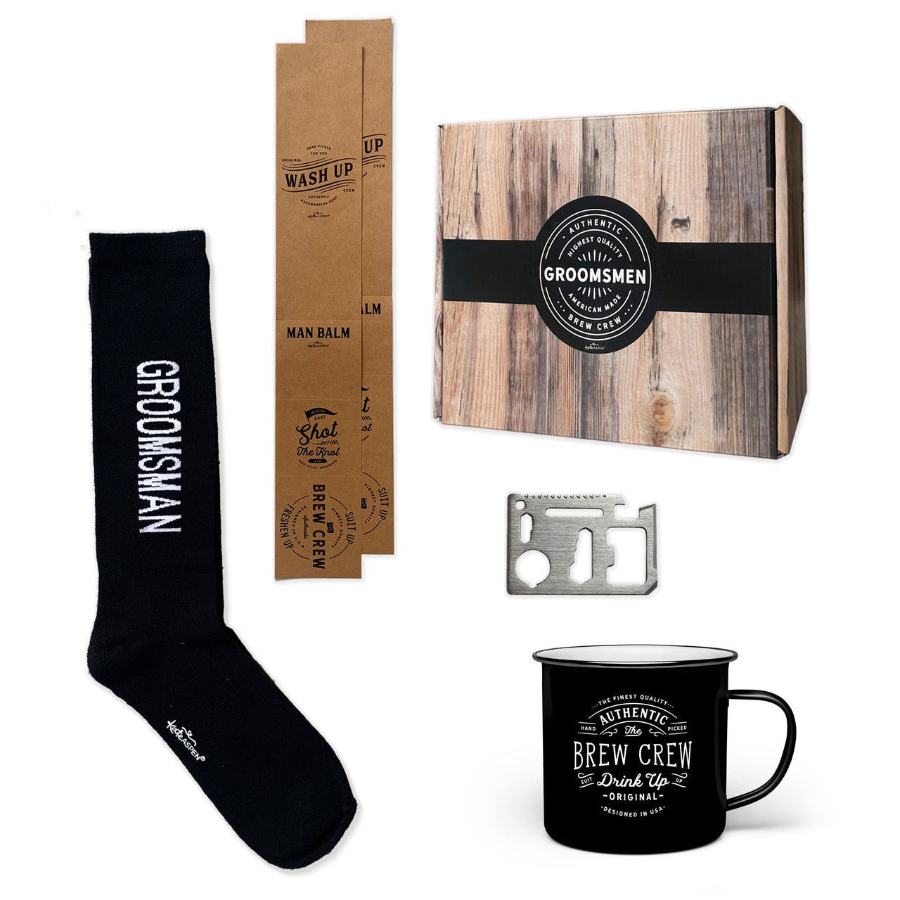 Brew Crew Groomsman Gift Box Kit - Alternate Image 8 | My Wedding Favors