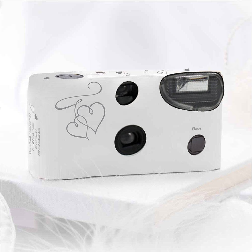 Disposable 35mm Film Camera with Flash (Multiple Designs Available) - Alternate Image 2 | My Wedding Favors