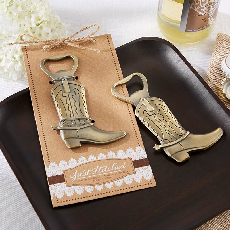 Just Hitched Cowboy Boot Bottle Opener - Alternate Image 2 | My Wedding Favors